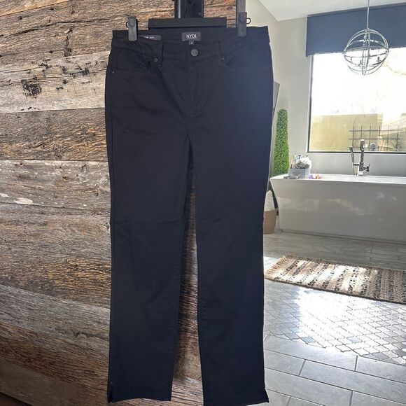 NYDJ Sheri Slim Jeans In Black - Picture 2 of 11